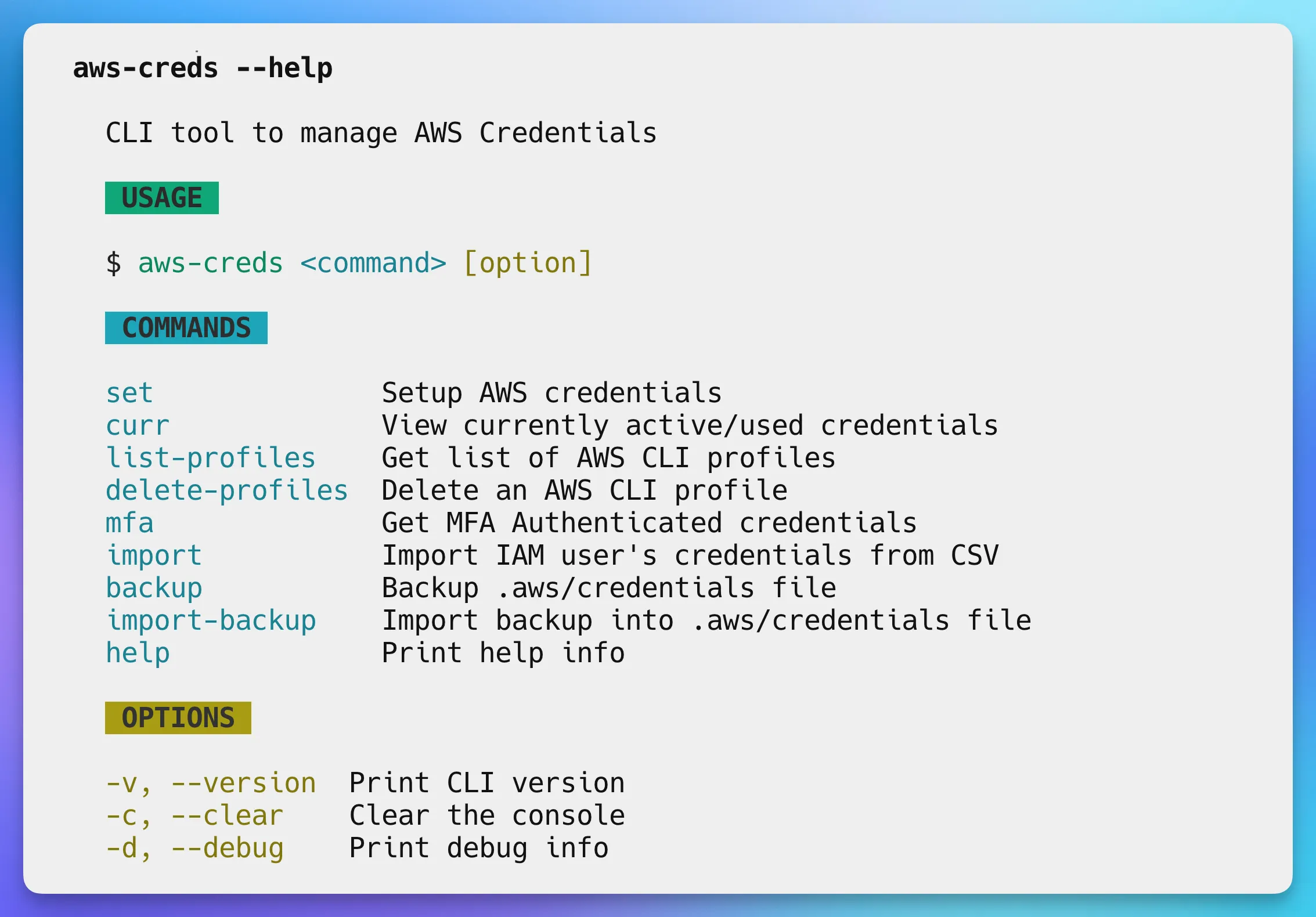 aws-creds logo